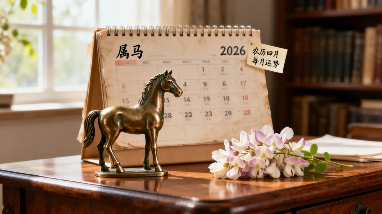 属马2026农历四月运势如何？属马2026年每月运势详解