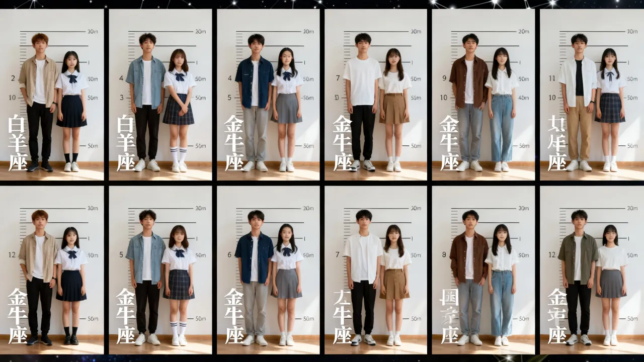 十二星座身高理想型是什么？女生最在意男生多高吗