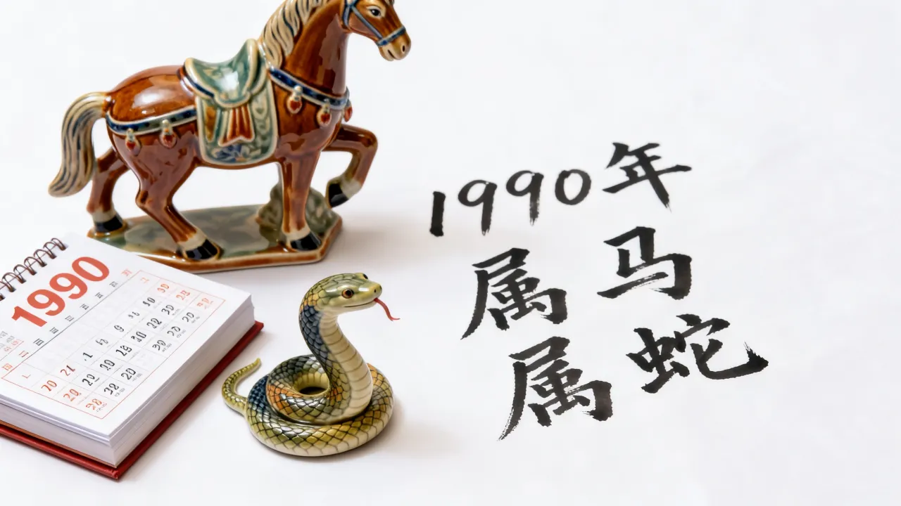 农历90年属相是什么，1990年属马还是属蛇？