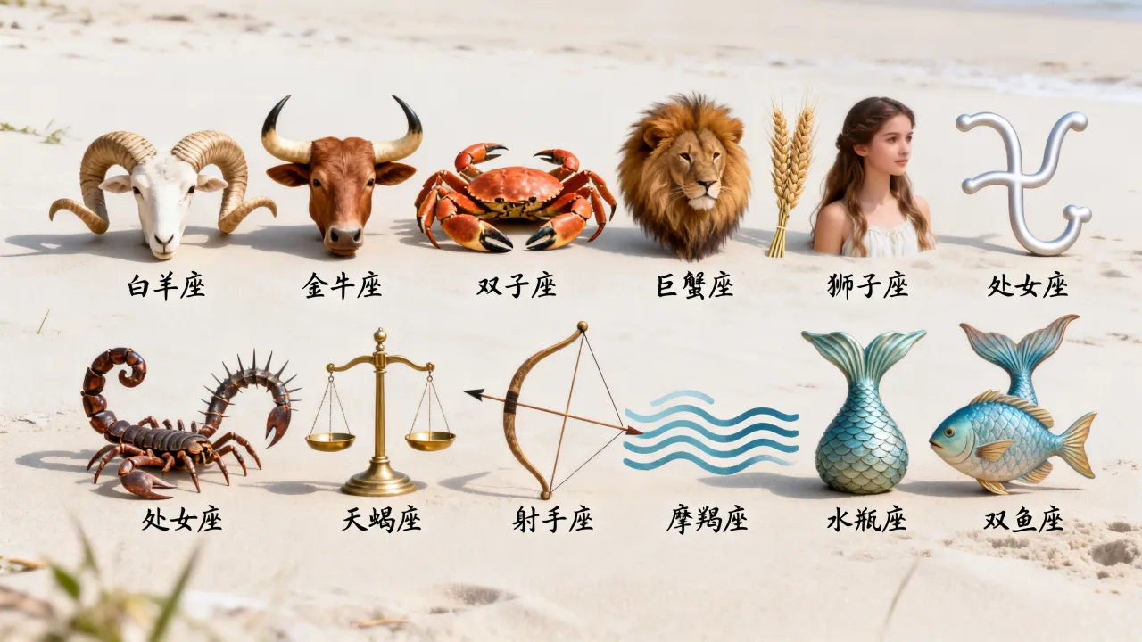 十二星座怎么配名字？，十二星座有哪些名字