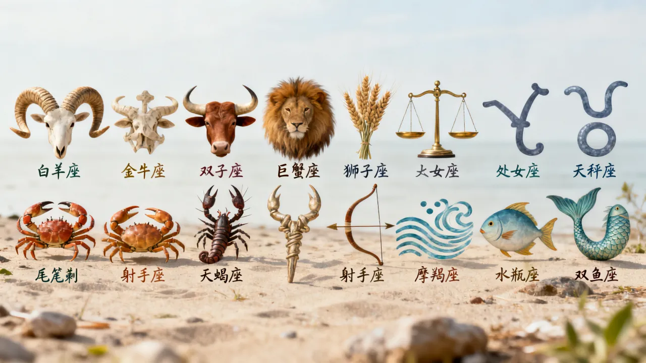 十二星座怎么配名字？，十二星座有哪些名字
