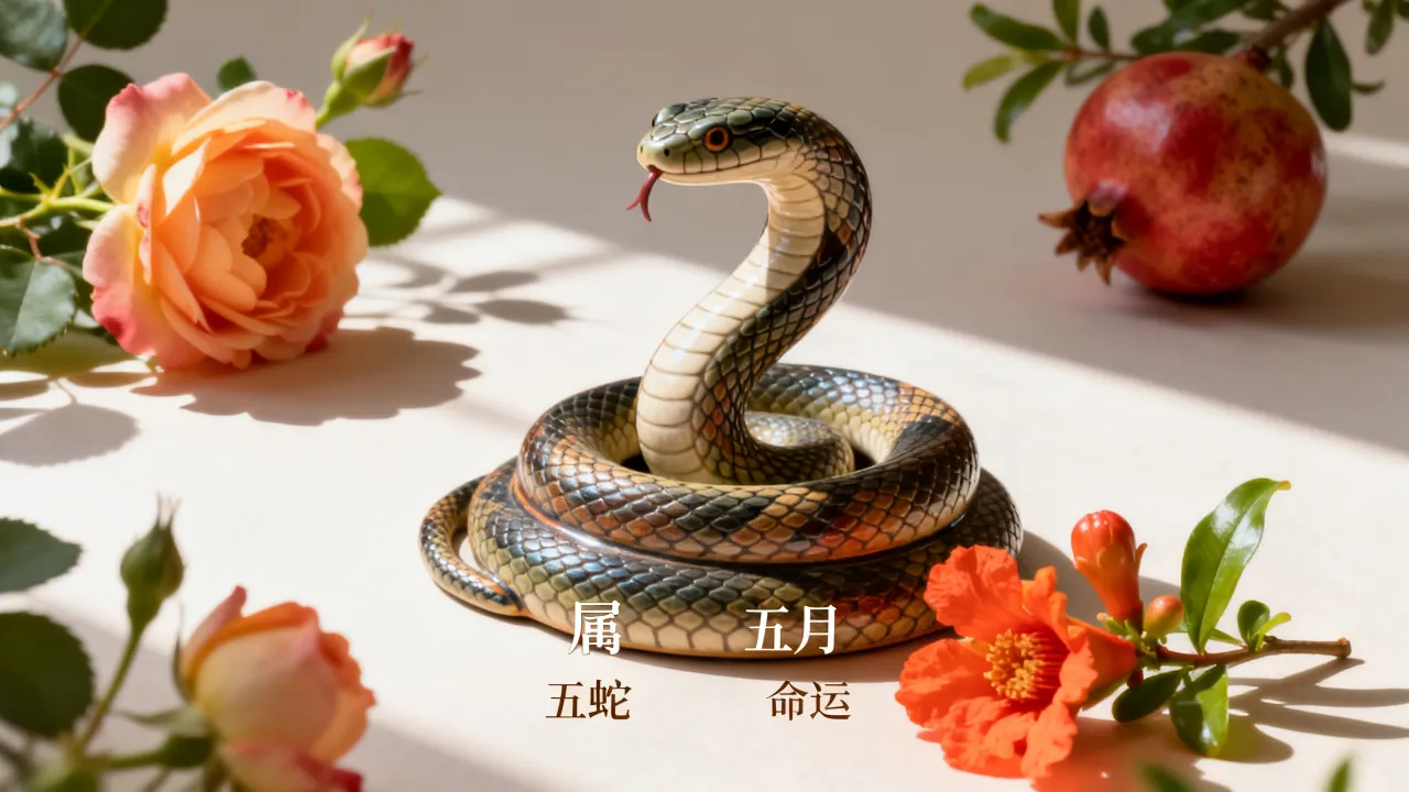 属蛇阴历五月出生的人命运如何，属蛇五月出生好不好