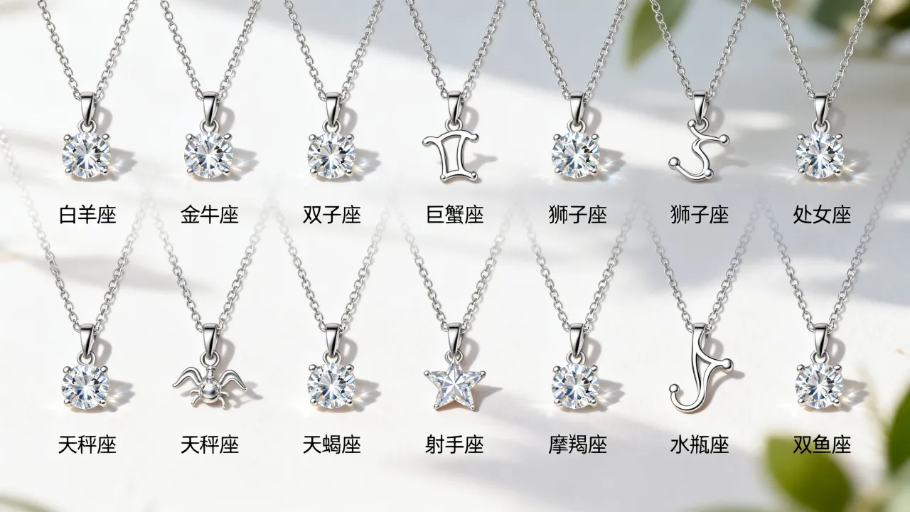 十二星座钻石项链怎么选?,哪个星座系列最受欢迎? 十二星座钻石项链怎么选?,哪个星座系列最受欢迎?