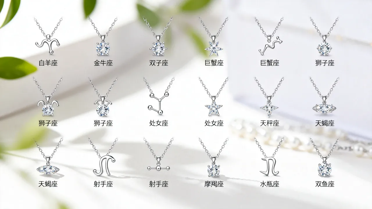 十二星座钻石项链怎么选?,哪个星座系列最受欢迎? 十二星座钻石项链怎么选?,哪个星座系列最受欢迎?