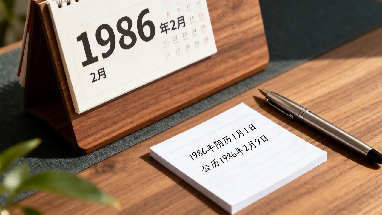 1986年阴历1月1日是公历几月几日,农历生日查询 1986年阴历1月1日是公历几月几日,农历生日查询