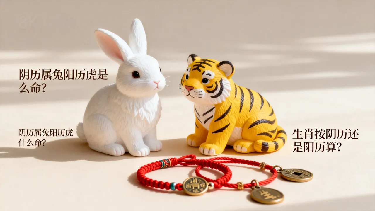 阴历属兔阳历虎是什么命,生肖按阴历还是阳历算 阴历属兔阳历虎是什么命,生肖按阴历还是阳历算