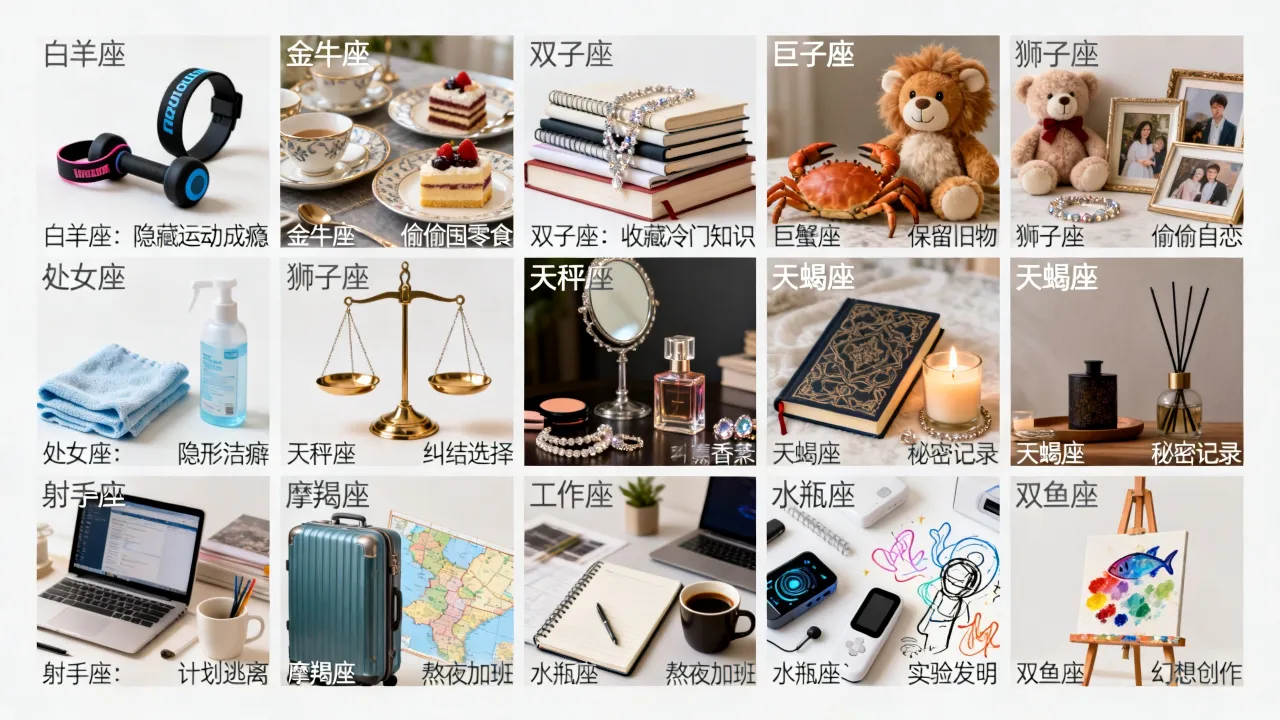 十二星座各自有什么特殊癖好,每个星座隐藏最深的怪癖是什么 十二星座各自有什么特殊癖好,每个星座隐藏最深的怪癖是什么