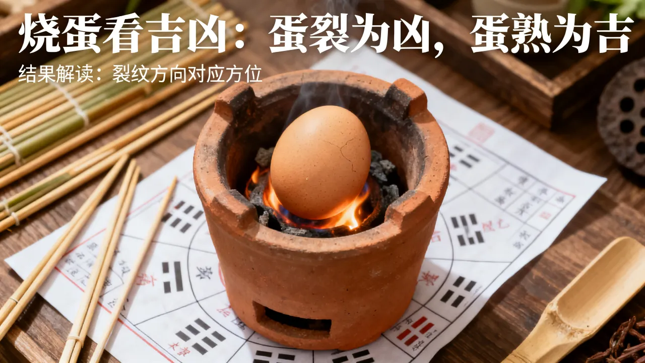 烧蛋怎么看吉凶，烧蛋占卜结果怎么解读