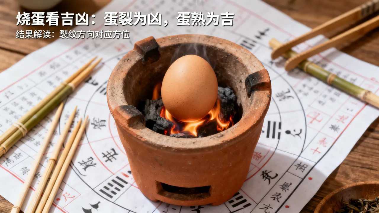 烧蛋怎么看吉凶，烧蛋占卜结果怎么解读