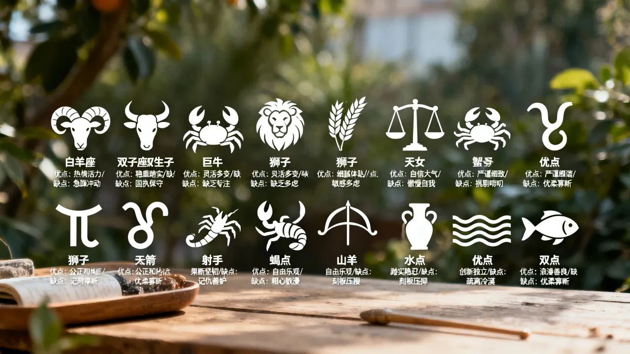 十二星座的优点和缺点有哪些,十二星座优缺点分别是什么? 十二星座的优点和缺点有哪些,十二星座优缺点分别是什么?
