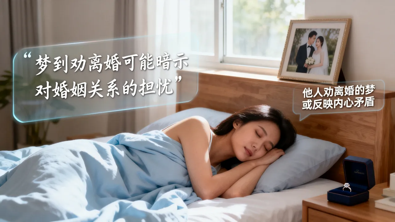 梦到劝离婚是什么预兆,梦到别人劝我离婚有何暗示 梦到劝离婚是什么预兆,梦到别人劝我离婚有何暗示