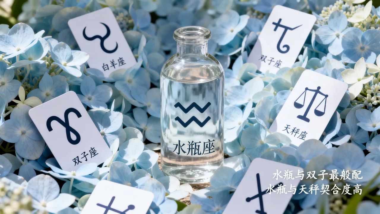 十二星座哪个喜欢水瓶，水瓶座和哪个星座最般配？