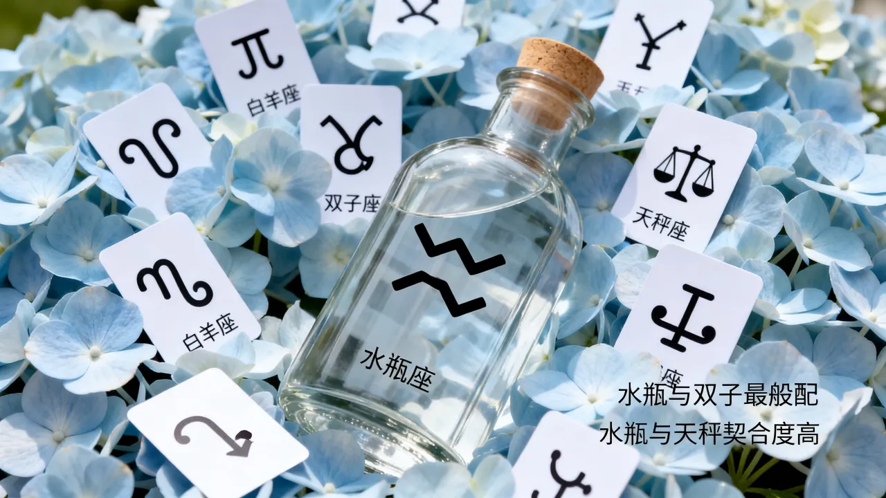 十二星座哪个喜欢水瓶，水瓶座和哪个星座最般配？