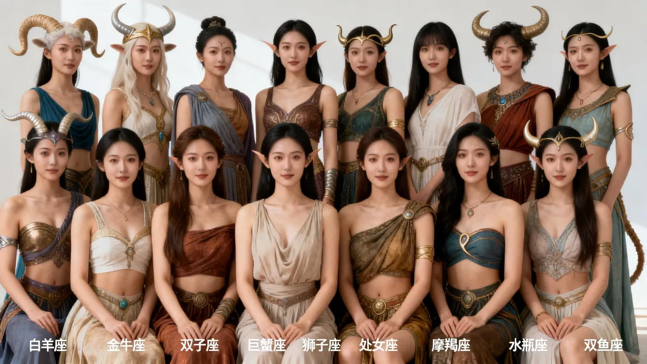 十二星座谁最美?十二星座美人最漂亮排名大公开 十二星座谁最美?十二星座美人最漂亮排名大公开