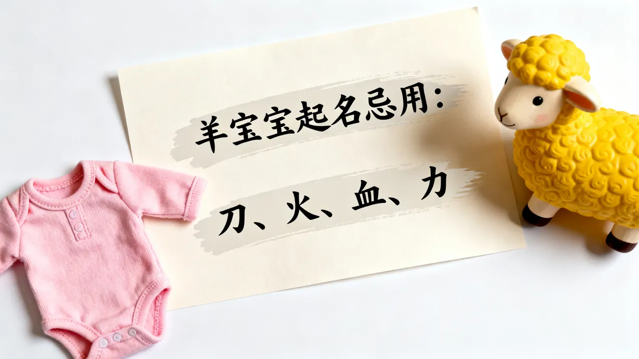 羊宝宝起名忌什么字好，属羊取名应该避开哪些字？