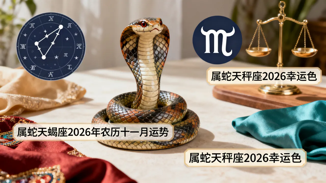 属蛇天蝎座2026年农历十一月运势如何,属蛇天秤座2026幸运色是什么? 属蛇天蝎座2026年农历十一月运势如何,属蛇天秤座2026幸运色是什么?