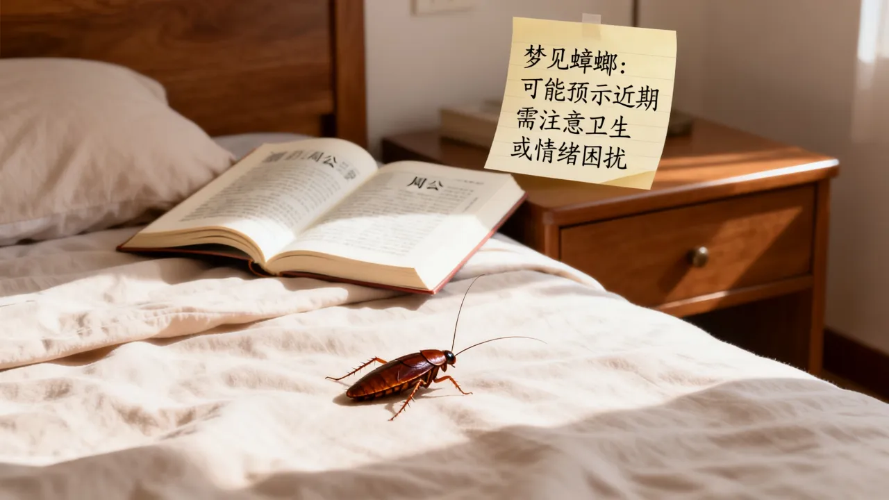 梦见蟑螂是什么意思,做梦梦到蟑螂周公解梦预兆好坏? 梦见蟑螂是什么意思,做梦梦到蟑螂周公解梦预兆好坏?