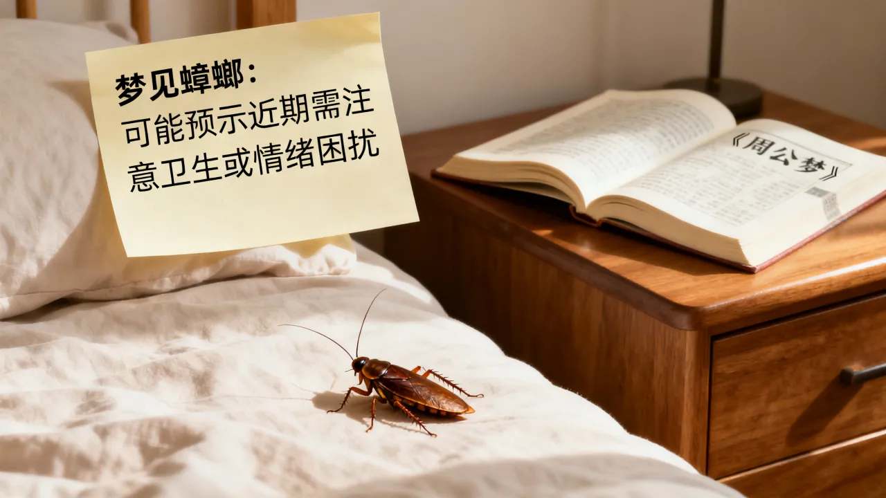 梦见蟑螂是什么意思,做梦梦到蟑螂周公解梦预兆好坏? 梦见蟑螂是什么意思,做梦梦到蟑螂周公解梦预兆好坏?