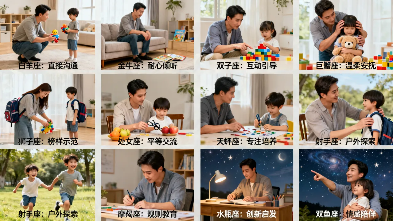 十二星座爸爸怎么管教孩子?十二星座爸爸管教方法有哪些? 十二星座爸爸怎么管教孩子?十二星座爸爸管教方法有哪些?