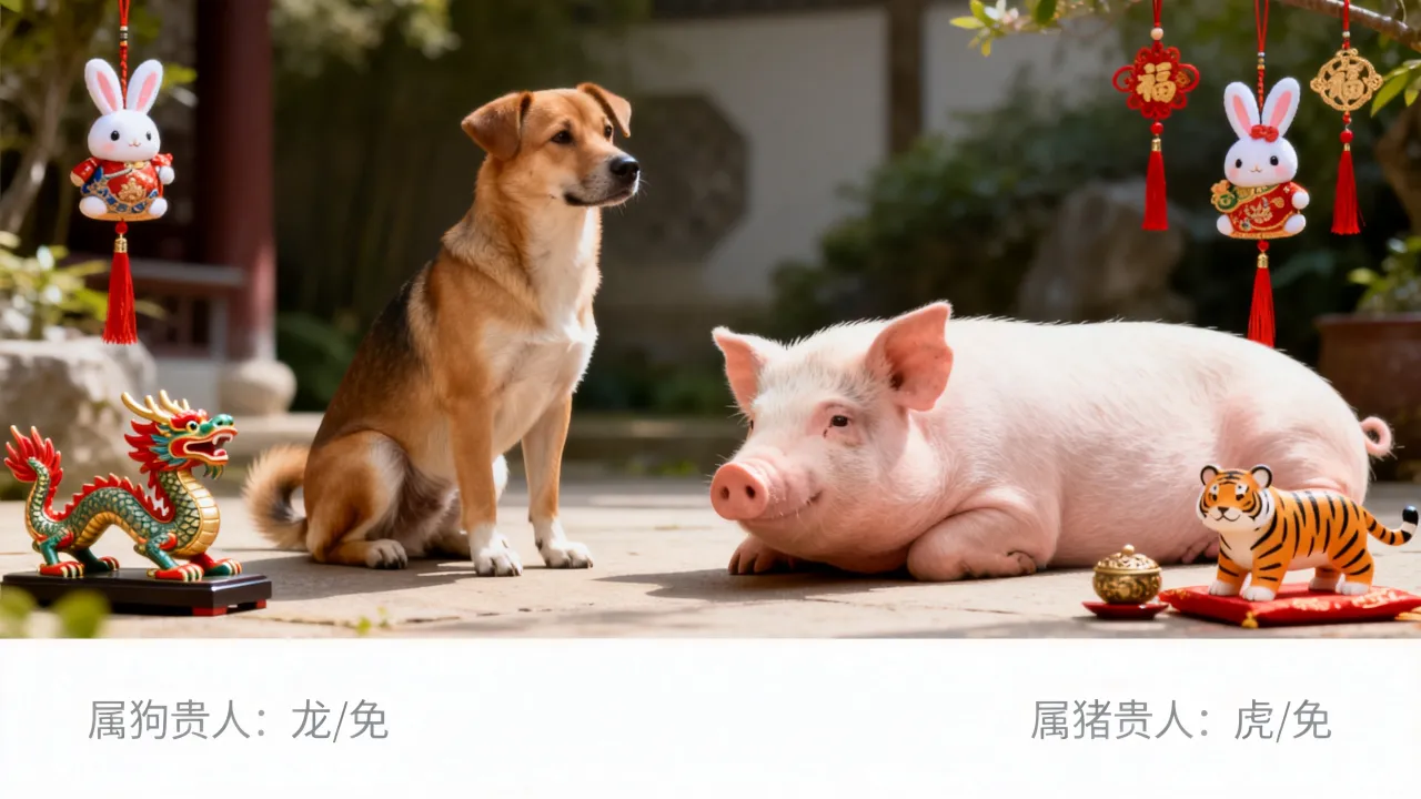 属狗的贵人是谁？属猪的贵人是谁？属狗贵人属相是什么，属猪贵人属相是什么