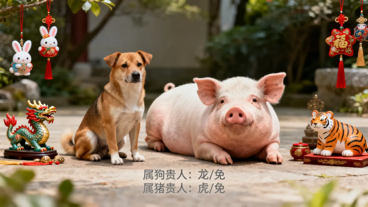属狗的贵人是谁？属猪的贵人是谁？属狗贵人属相是什么，属猪贵人属相是什么