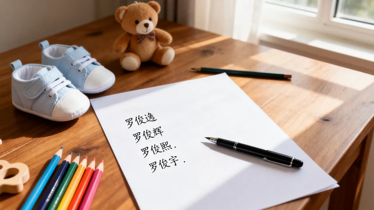 宝宝起名罗俊什么好，罗俊后面加什么字好听？