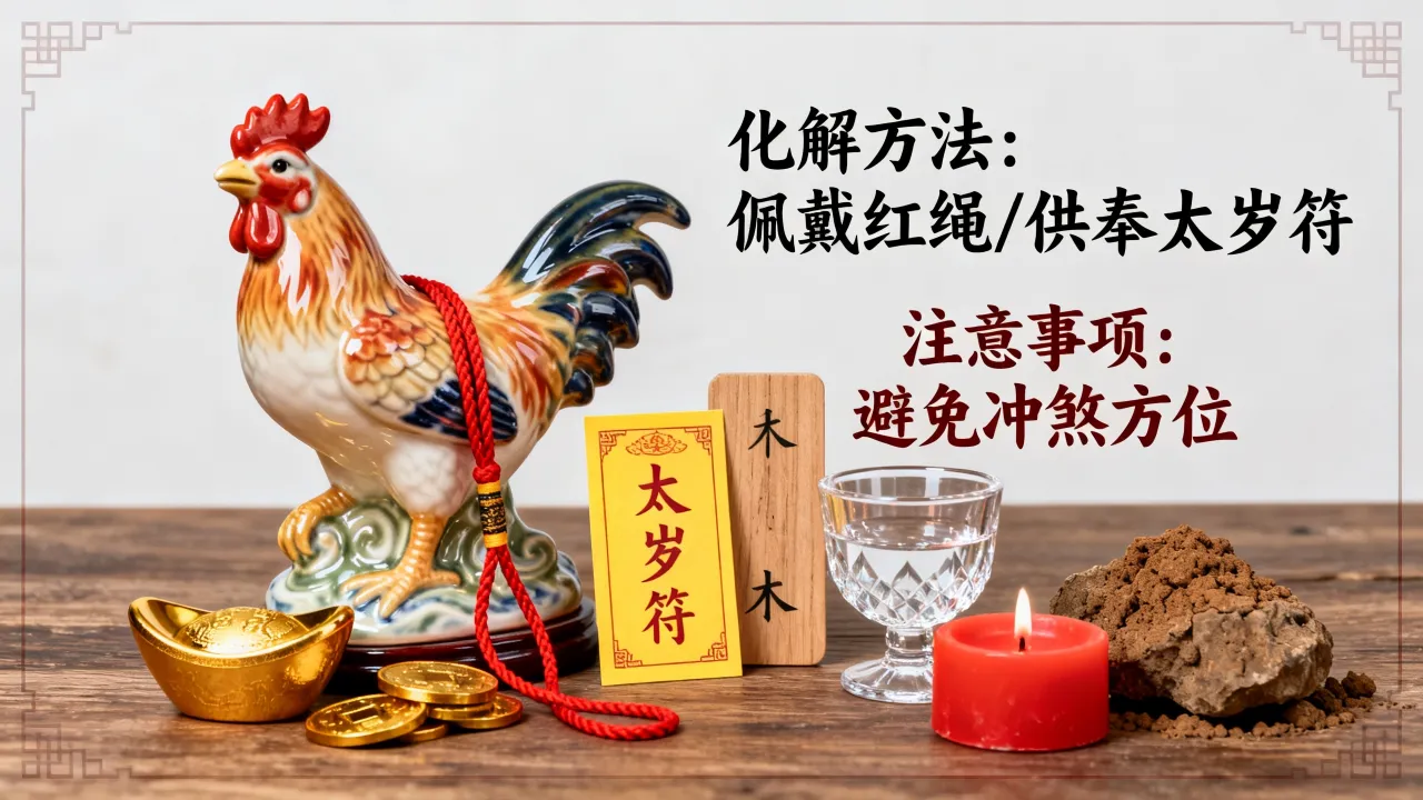 2026犯太岁属鸡怎么办，2026犯太岁生肖鸡如何化解？