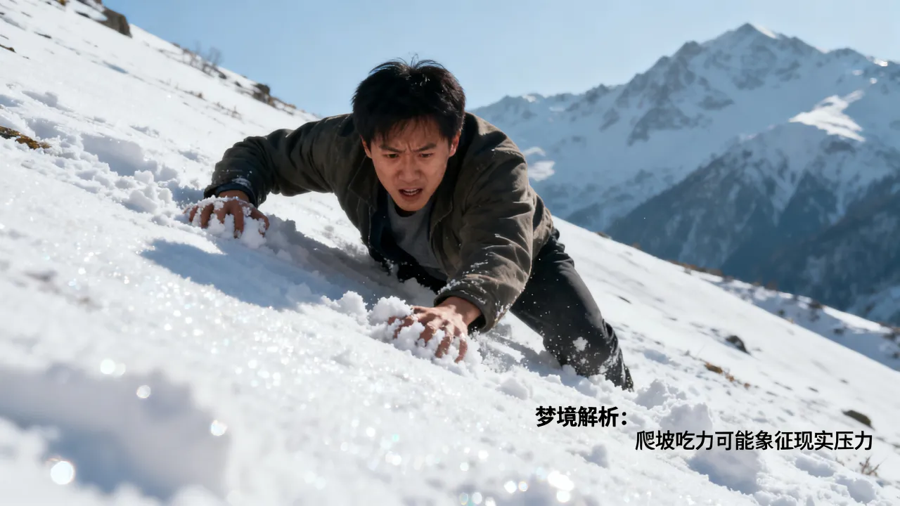 梦到爬雪坡是什么意思,梦见爬雪坡很吃力预示什么 梦到爬雪坡是什么意思,梦见爬雪坡很吃力预示什么