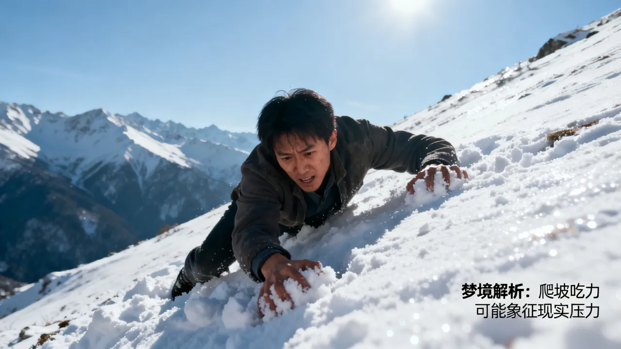 梦到爬雪坡是什么意思,梦见爬雪坡很吃力预示什么 梦到爬雪坡是什么意思,梦见爬雪坡很吃力预示什么
