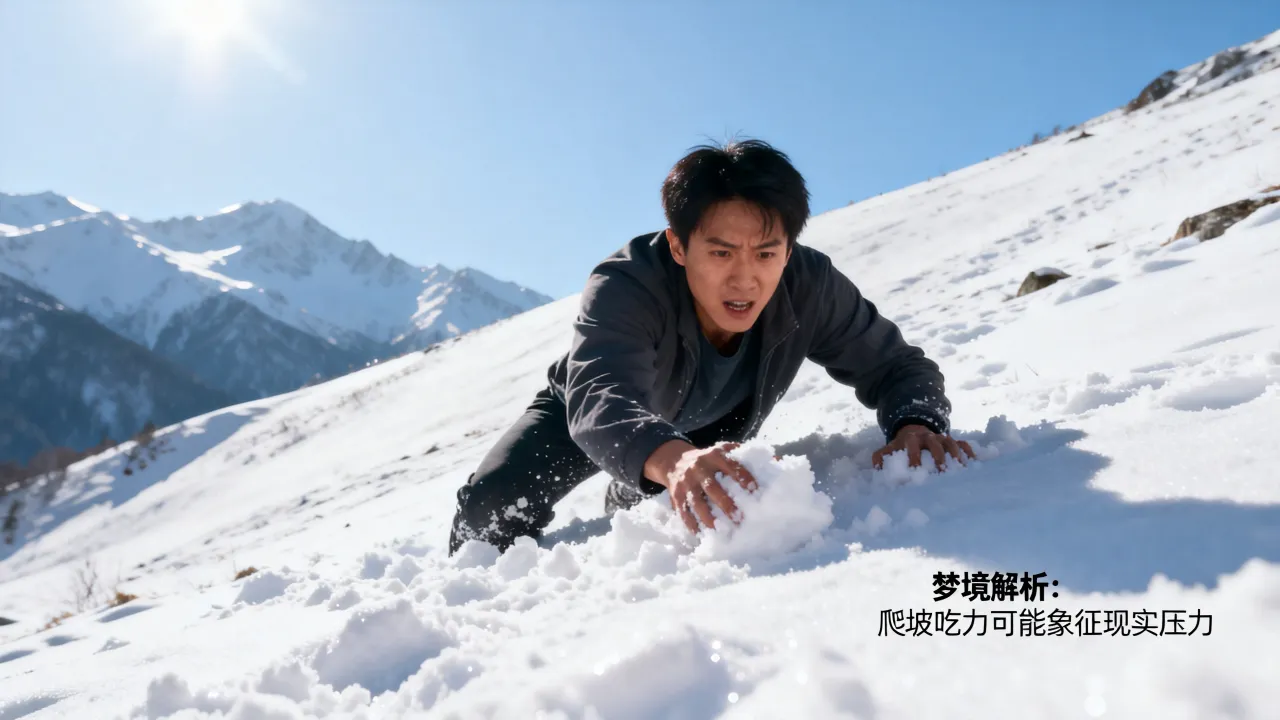 梦到爬雪坡是什么意思,梦见爬雪坡很吃力预示什么 梦到爬雪坡是什么意思,梦见爬雪坡很吃力预示什么