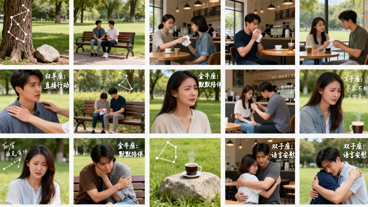 十二星座看见别人哭会怎么反应?各星座安慰人的方式有何不同? 十二星座看见别人哭会怎么反应?各星座安慰人的方式有何不同?