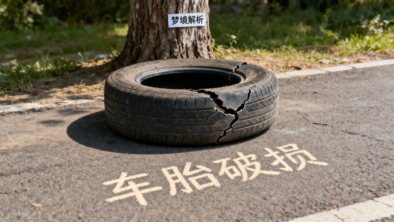 梦到车胎烂了是啥预兆？周公解梦有何说法？