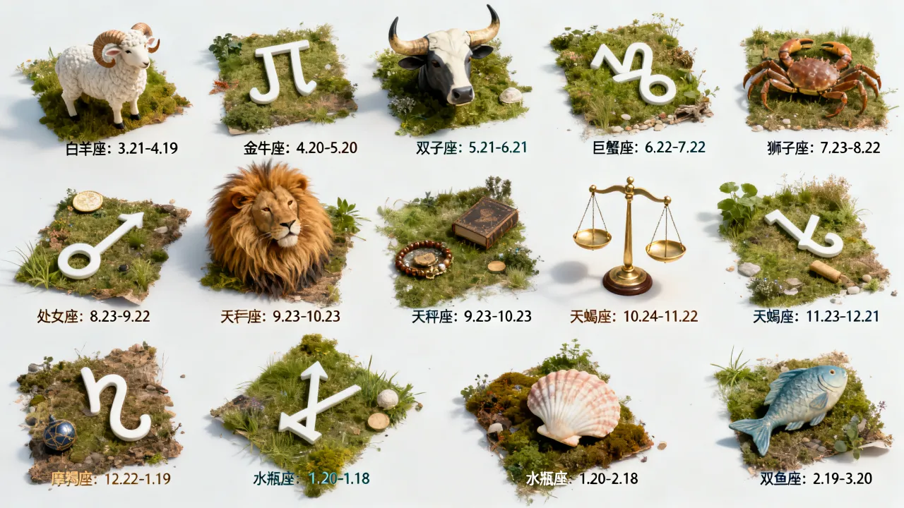 人类十二星座生日是几月几号?十二星座生日怎么查 人类十二星座生日是几月几号?十二星座生日怎么查