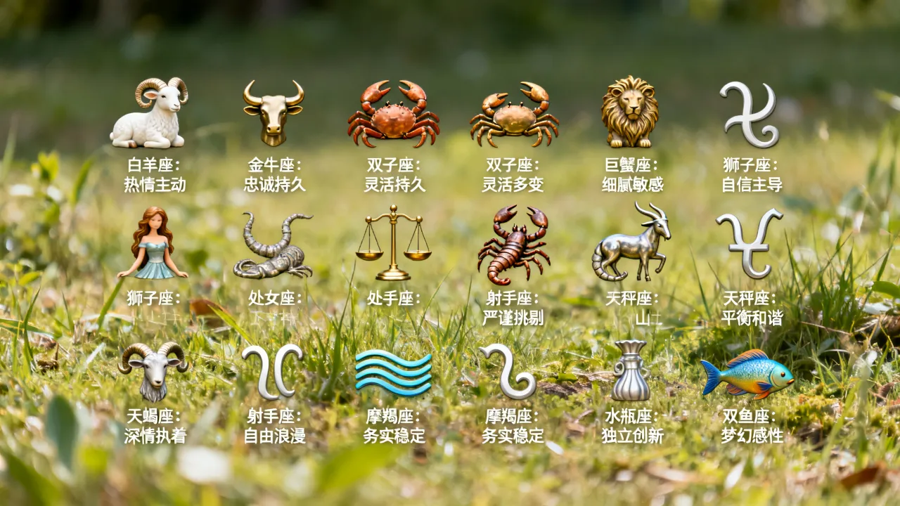 十二星座对爱情的看法有何不同?哪个星座最痴情 十二星座对爱情的看法有何不同?哪个星座最痴情