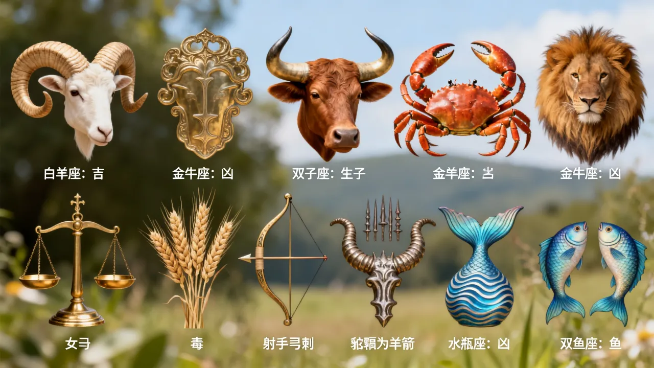 十二星座中哪个最吉利?十二星座吉凶排名大全 十二星座中哪个最吉利?十二星座吉凶排名大全