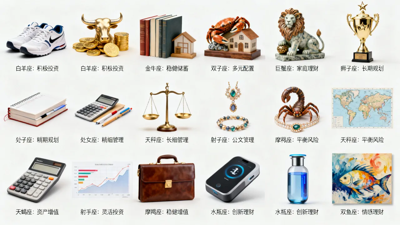 十二星座资产是什么？，十二星座怎么理财最赚钱