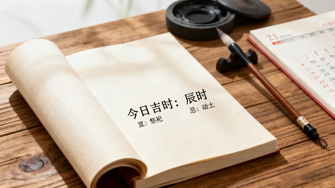 今日吉凶怎么查，老黄历每日宜忌哪里看