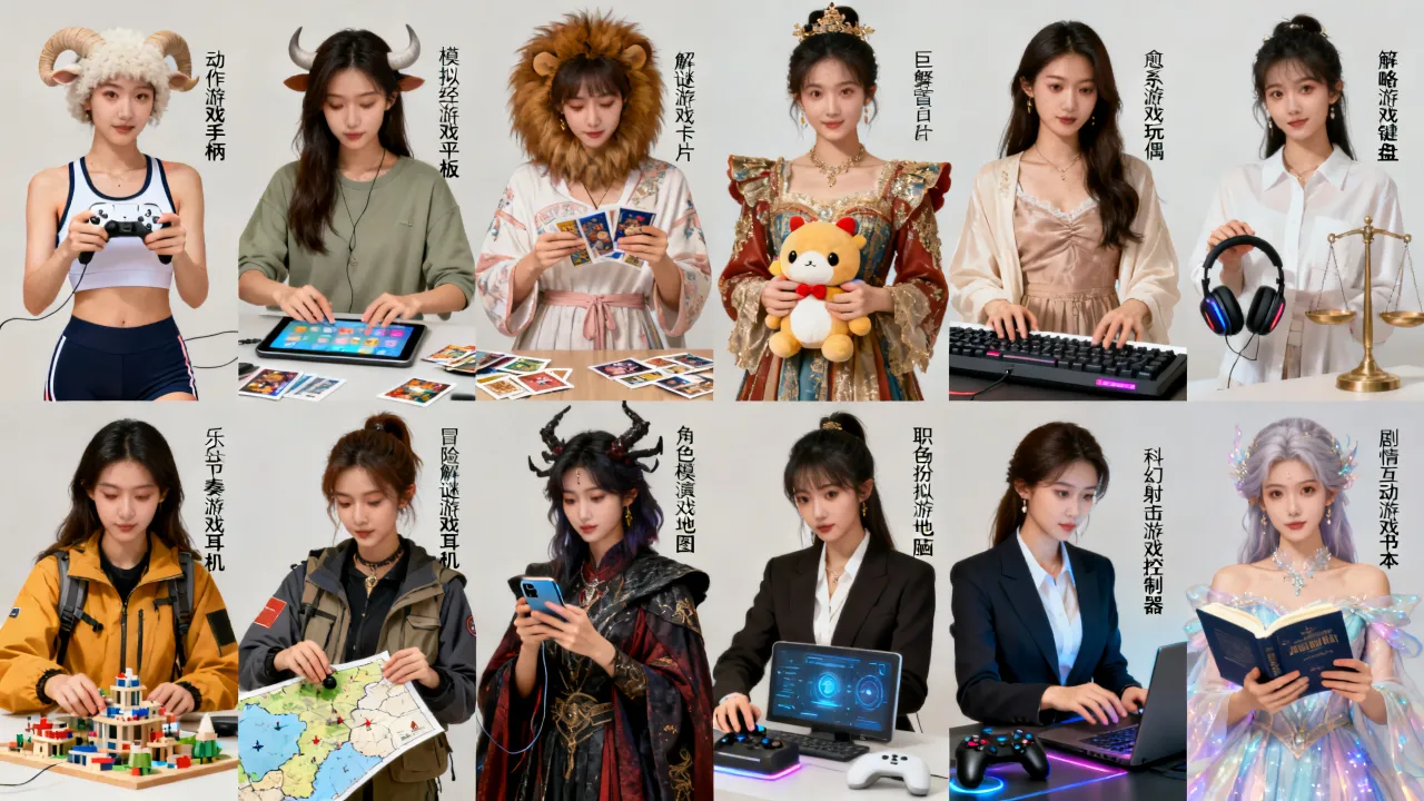 十二星座女代表的游戏是什么,哪个星座女最适合玩什么游戏? 十二星座女代表的游戏是什么,哪个星座女最适合玩什么游戏?