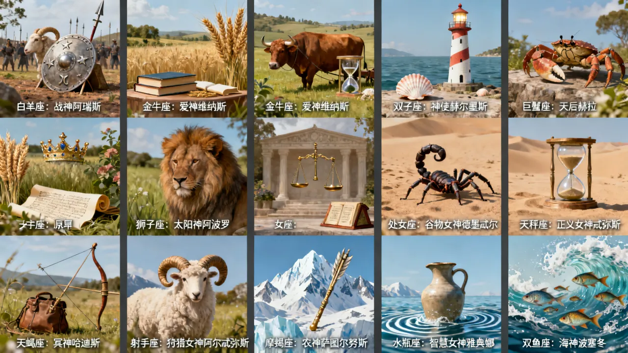 十二星座的守护神分别是谁?浪漫星座守护神排名大全 十二星座的守护神分别是谁?浪漫星座守护神排名大全