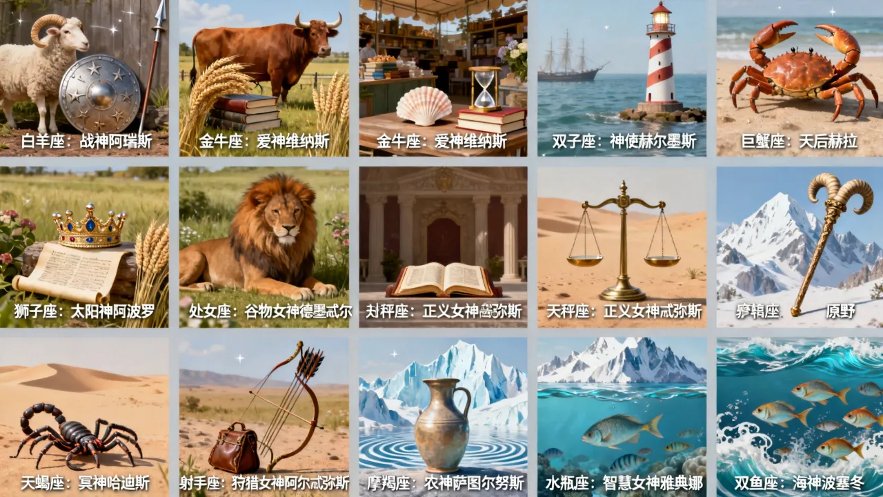 十二星座的守护神分别是谁?浪漫星座守护神排名大全 十二星座的守护神分别是谁?浪漫星座守护神排名大全