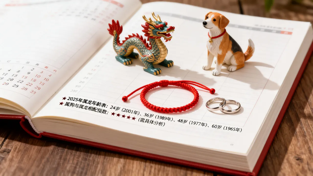 属龙的年龄表2025，属狗和属龙相配吗，婚姻合不合