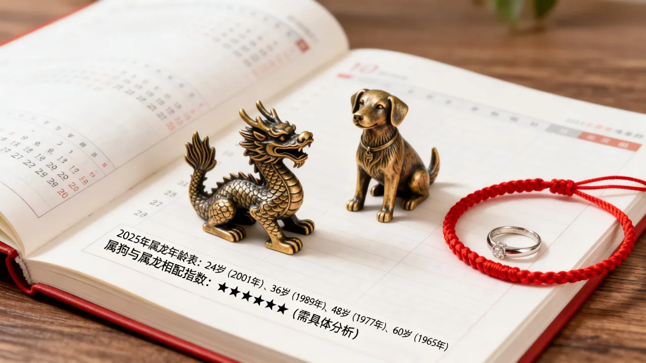 属龙的年龄表2025，属狗和属龙相配吗，婚姻合不合
