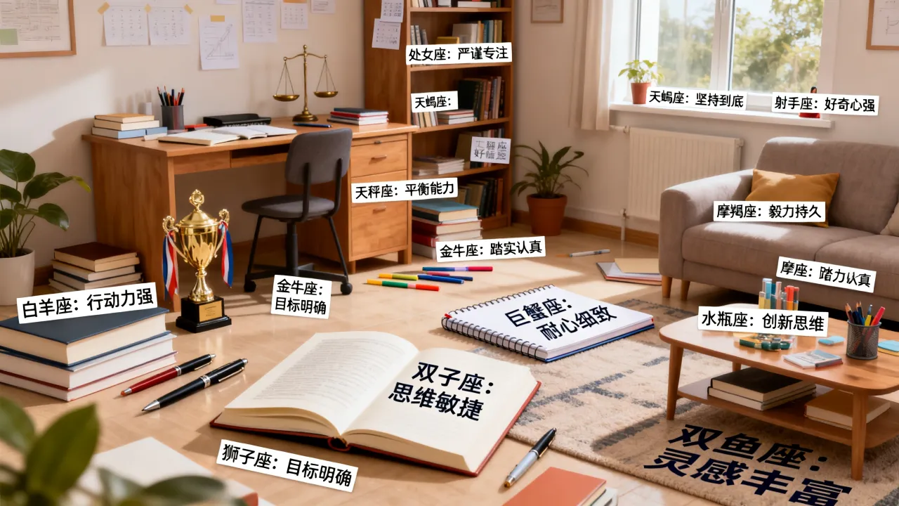 十二星座学历高低谁最强？哪个星座最容易考上名校？
