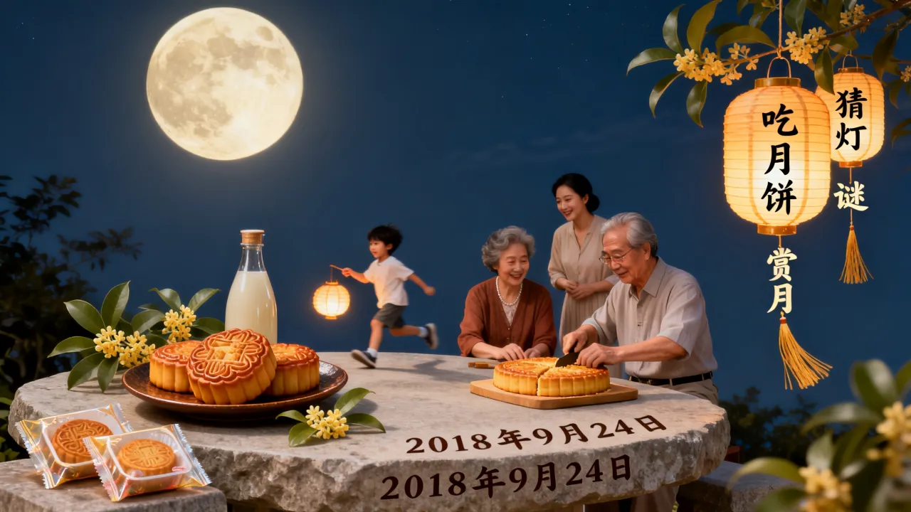 2018阴历中秋节是哪一天，怎么过最好玩