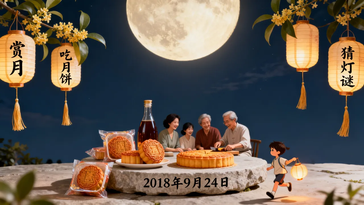 2018阴历中秋节是哪一天，怎么过最好玩