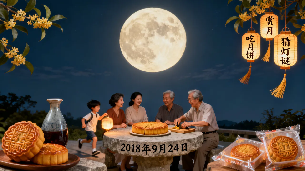 2018阴历中秋节是哪一天，怎么过最好玩