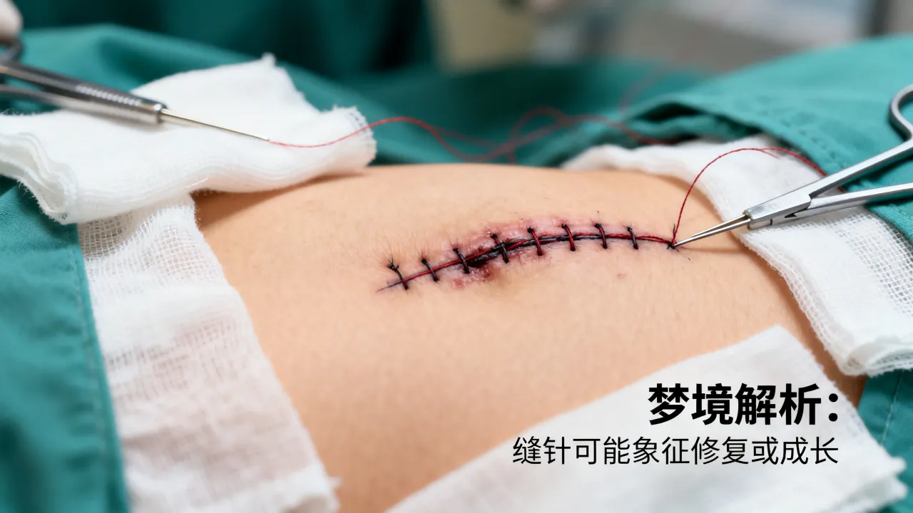 梦到肚子缝针预示什么，梦见肚子缝针是什么预兆