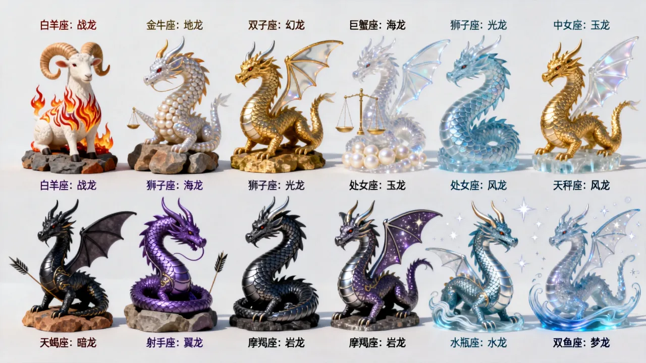十二星座专属龙是什么?你的本命守护龙是哪条 十二星座专属龙是什么?你的本命守护龙是哪条