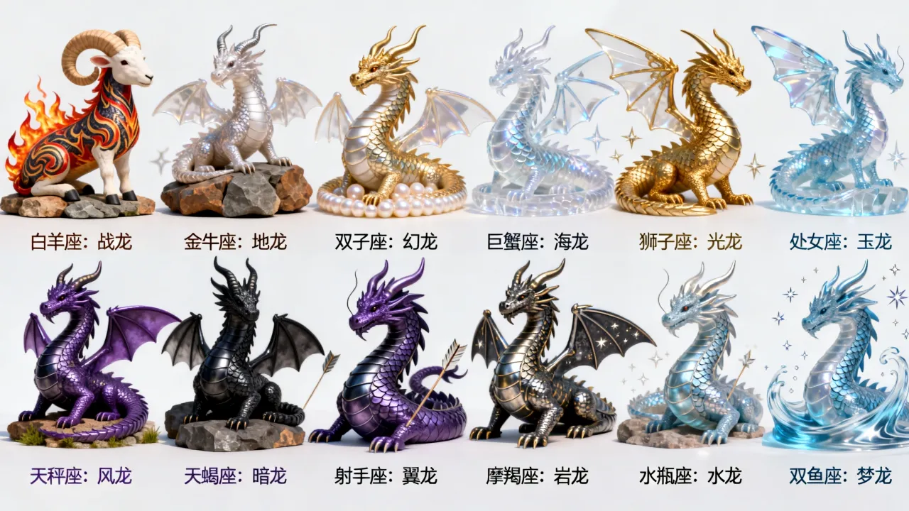 十二星座专属龙是什么?你的本命守护龙是哪条 十二星座专属龙是什么?你的本命守护龙是哪条