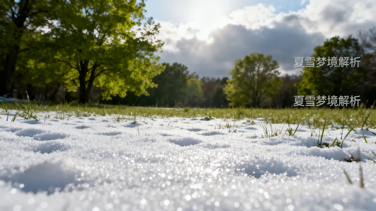 梦到了夏天雪是什么征兆，梦见夏天下雪有何预兆？